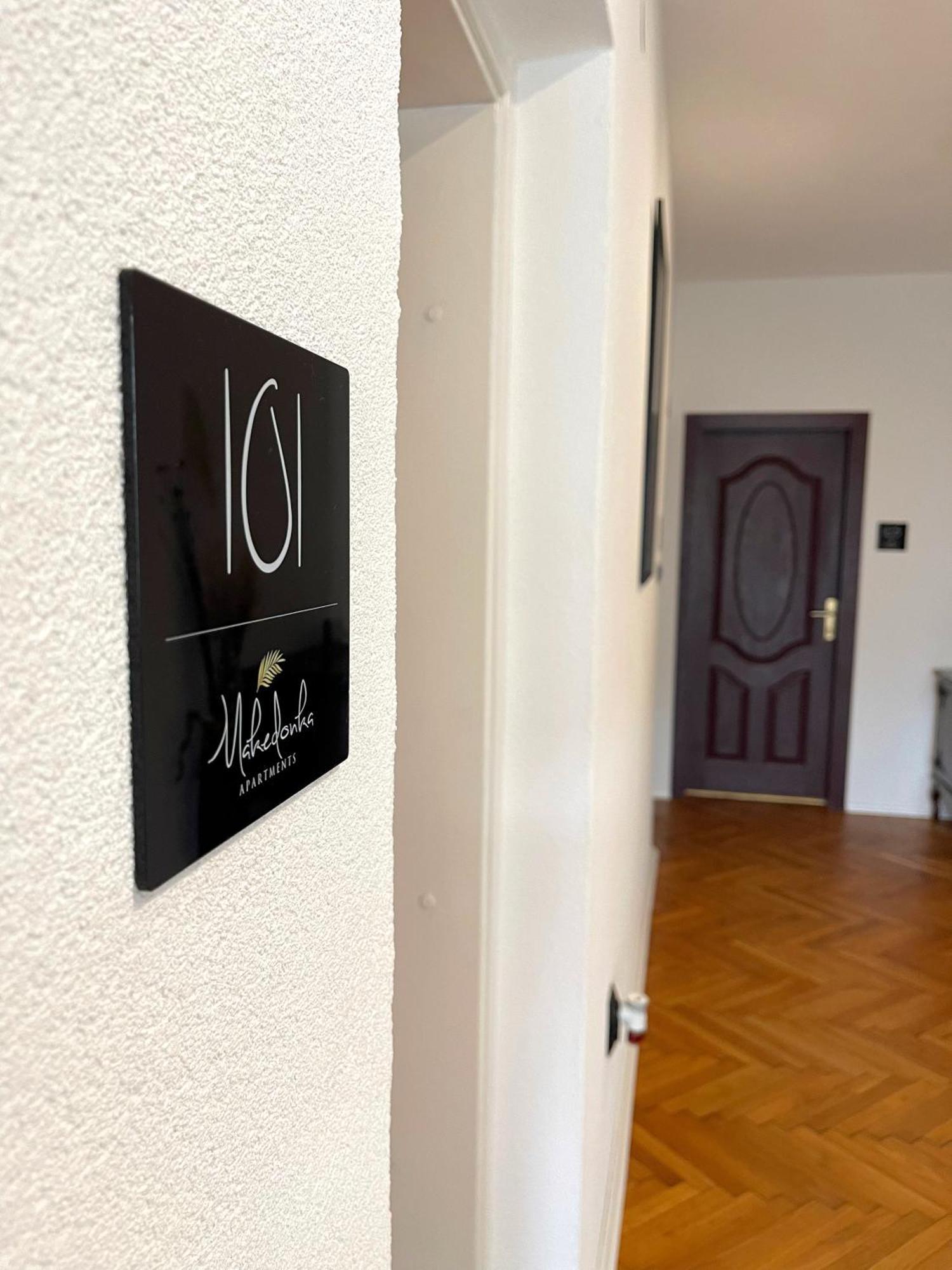 Makedonka Apartments Ohrid Eksteriør bilde